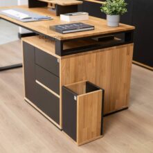 solid oak desk