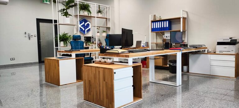 White furniture for Mr. Raphael’s office