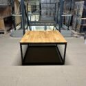 coffee table metal and wood