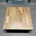low oak table for modern interiors