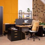 desk with premium details