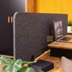 desk with PET cover