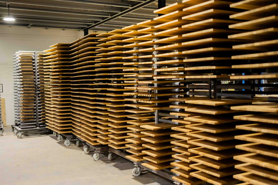 dębowe blaty biurowe