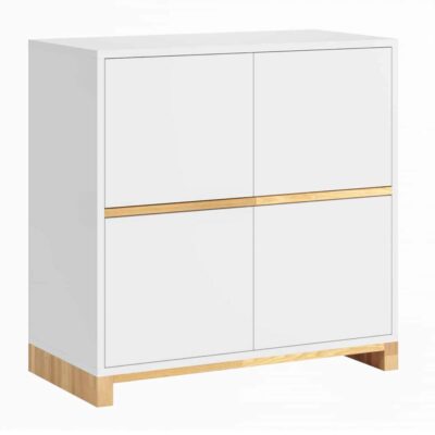 locking chest of drawers white