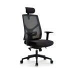 Office chair, swivel with anti-shock function