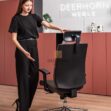 Deerhorn swivel chair