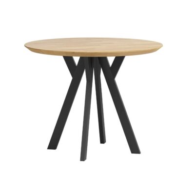 4-seater round dining table for modern style dining room