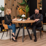 stół okrągły do małych wnętrz