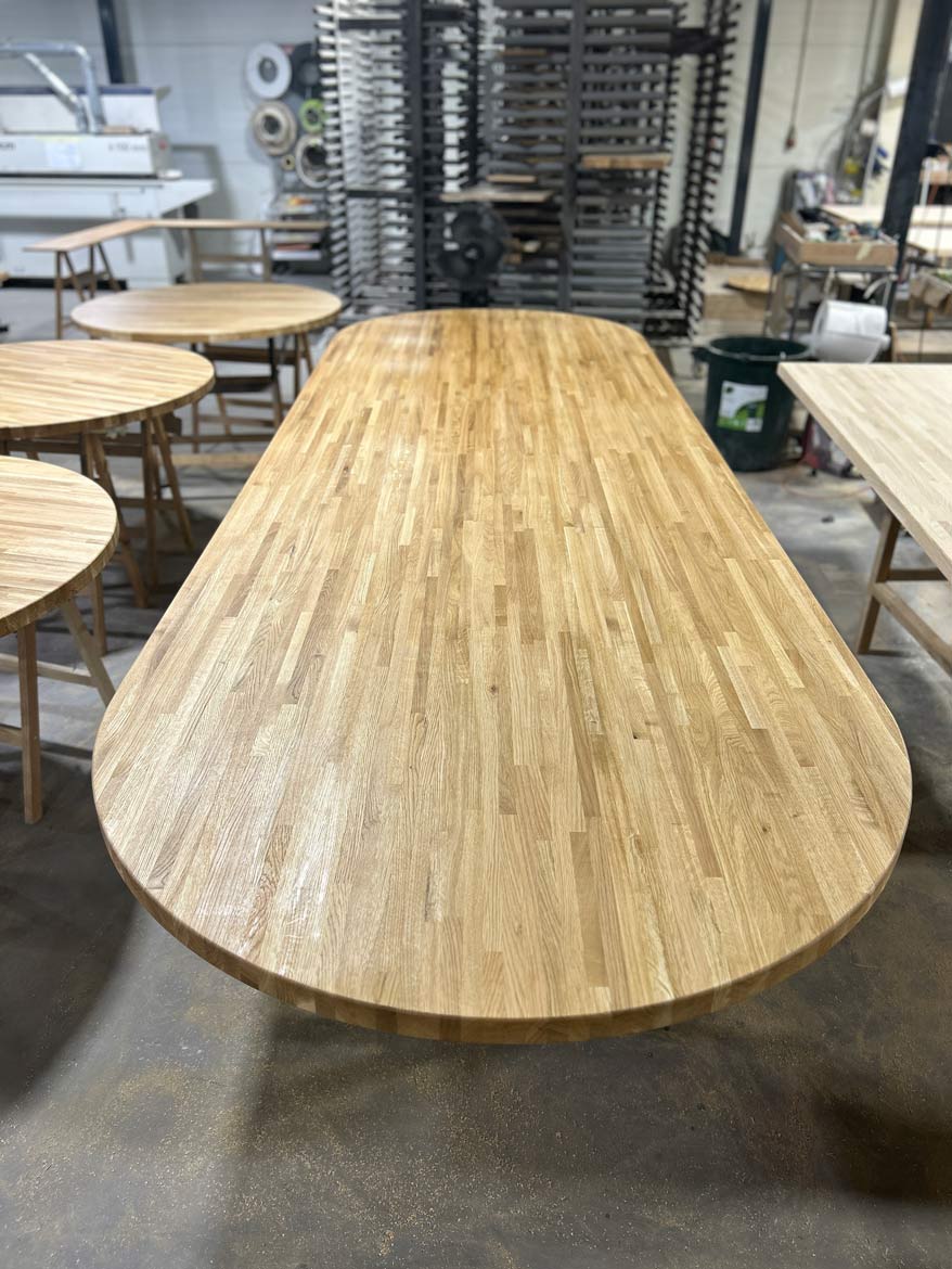 XXL wooden top