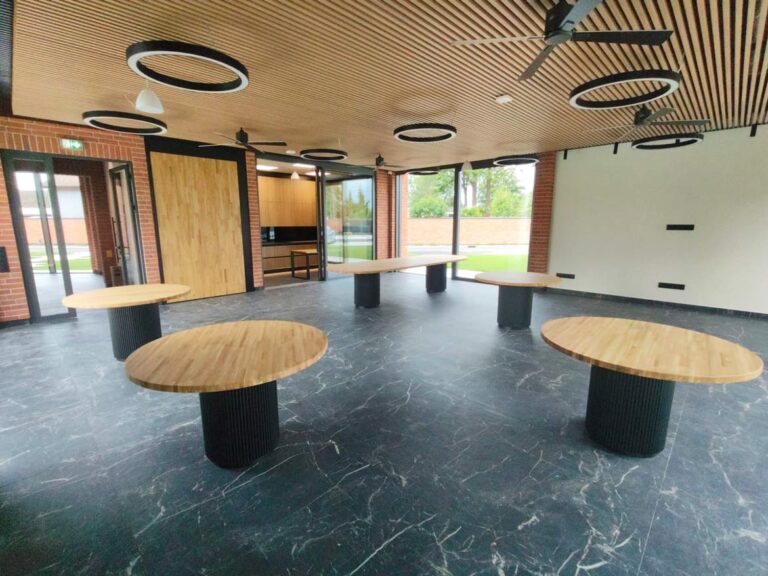 Tables for the company kitchen – a beautiful social space