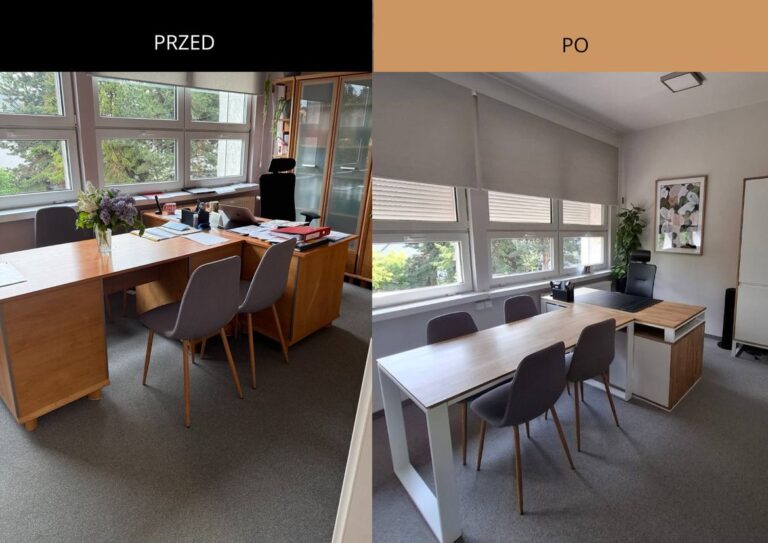 Metamorphosis: a new office in a medical facility in Wroclaw