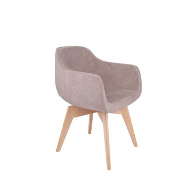 upholstered bucket chair
