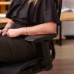 armchair with armrests