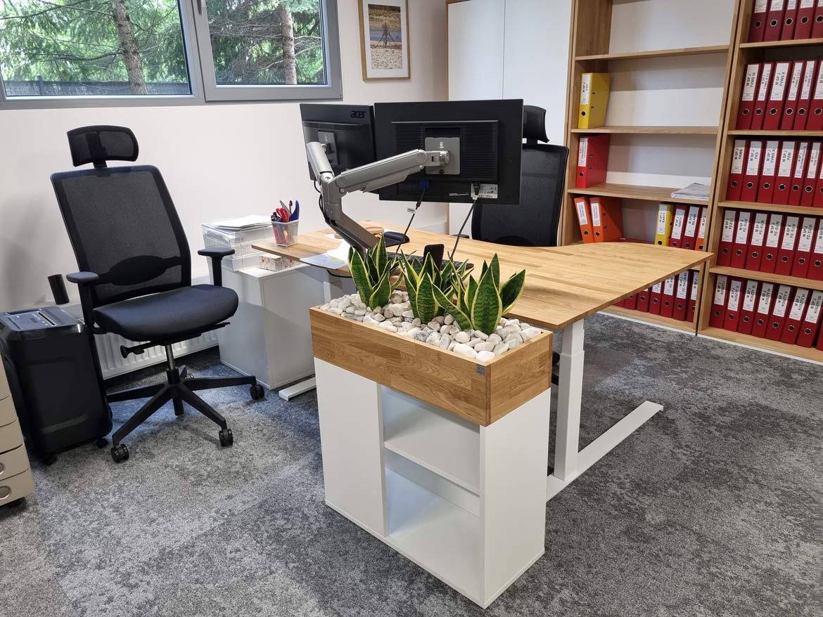 flowerbed for open space office