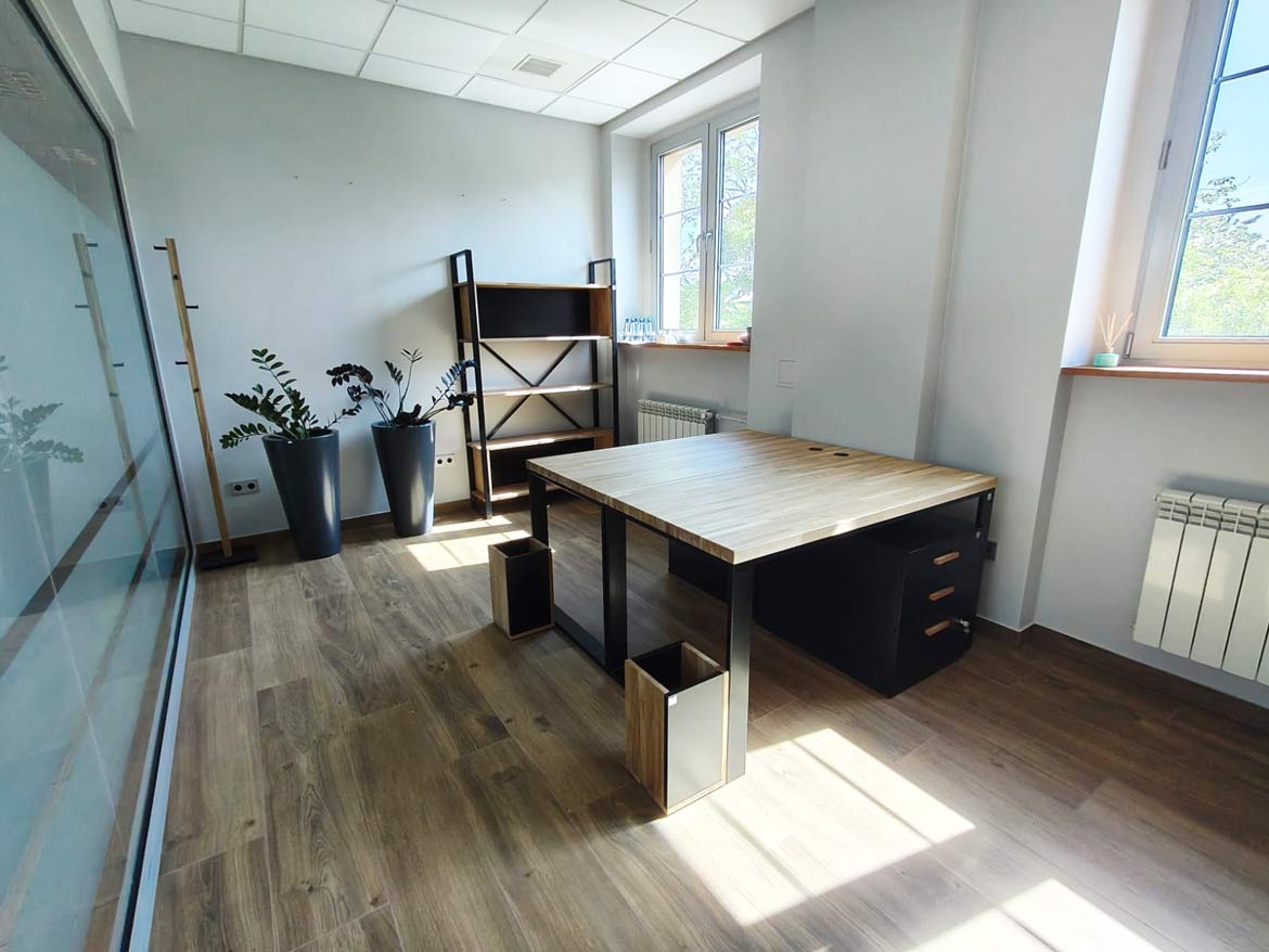 sturdy furniture for a small office