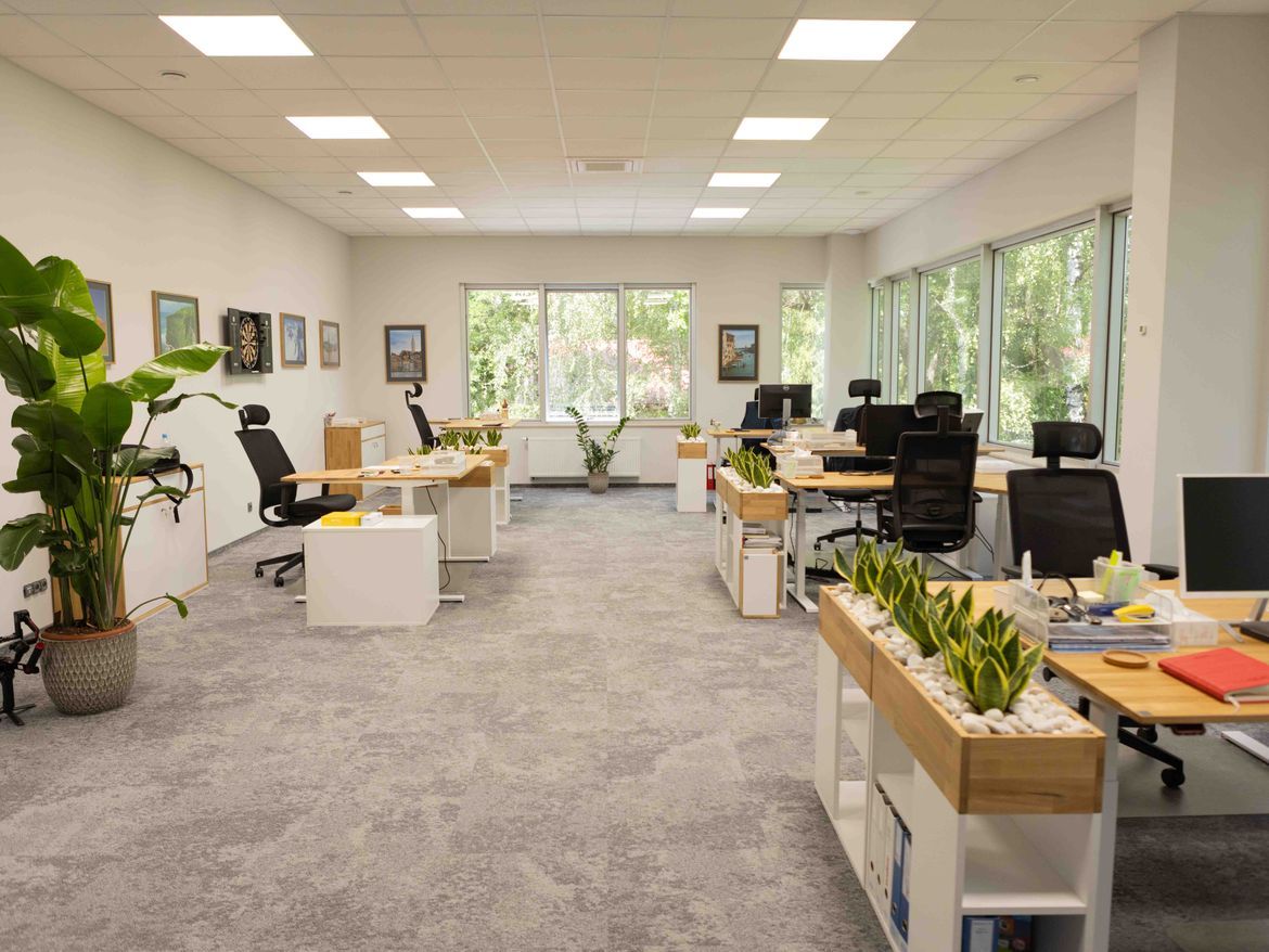 furniture in open space