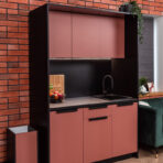 aneks kuchenny z oświetleniem led