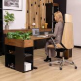 premium office desk with adjustment
