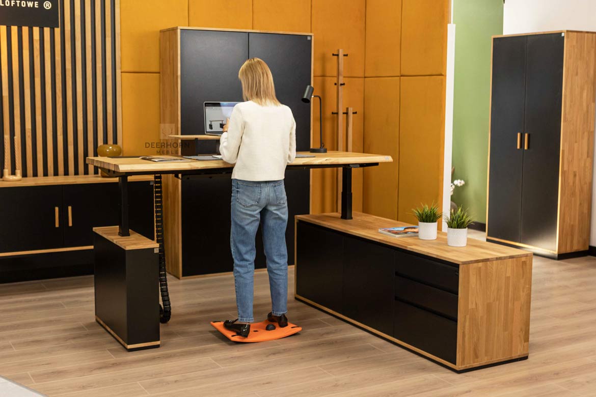 biurko regulowane elektrycznie do biura