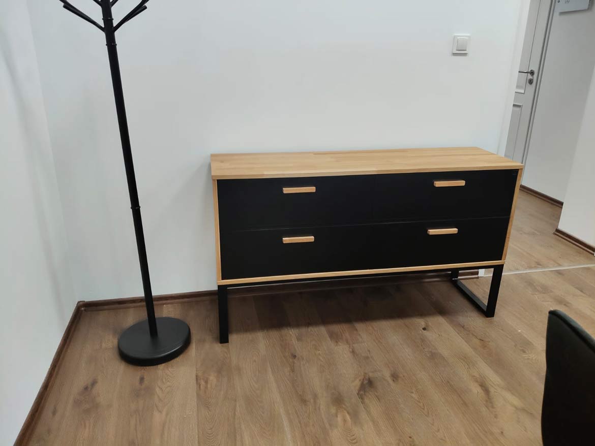 dresser with plenty of storage space