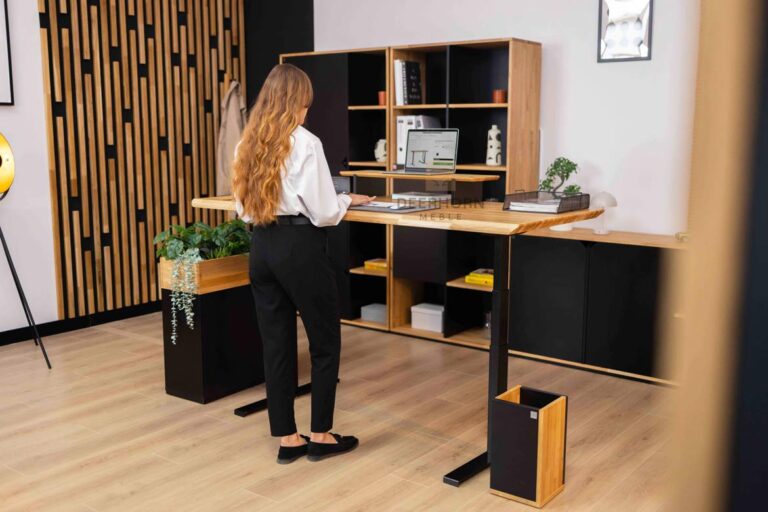 modern motorized desk