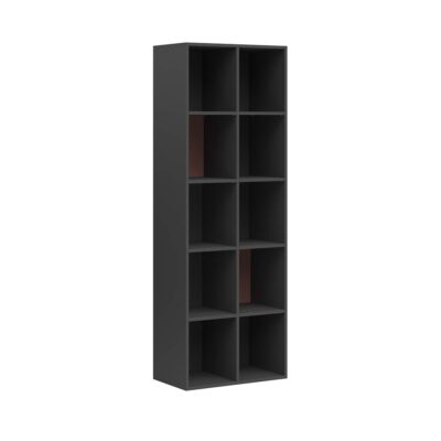 open bookcase