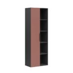 semi-open bookcase