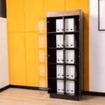 glass showcase for binders