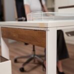 desk with compact design