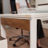 desk with compact design