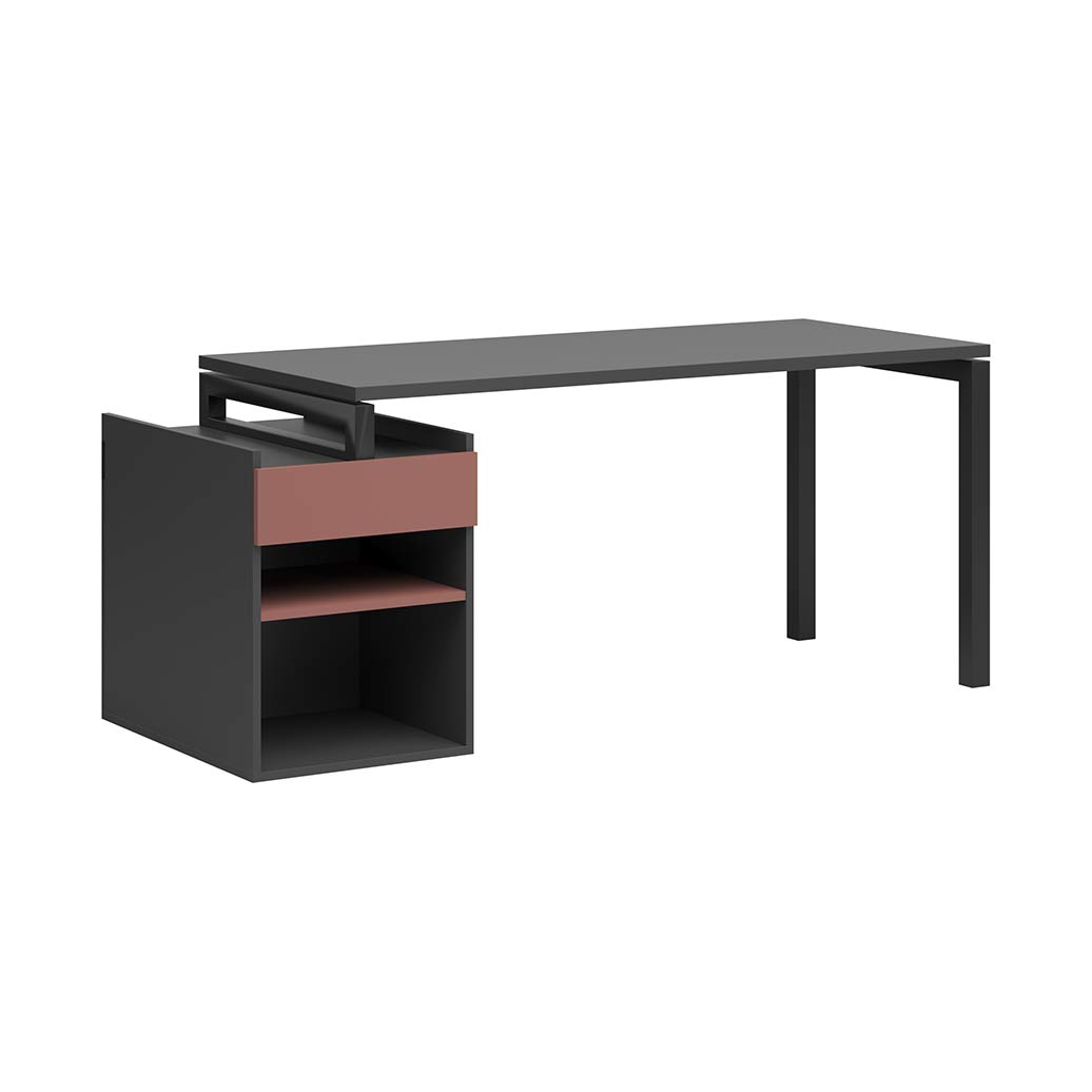 desk with pedestal for corporation