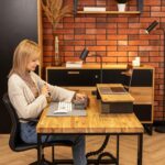 solid wood desk