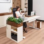 adjustable desk for office work