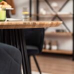 table on metal tubes