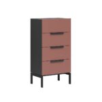 High dresser, cabinet with drawers office 60 cm