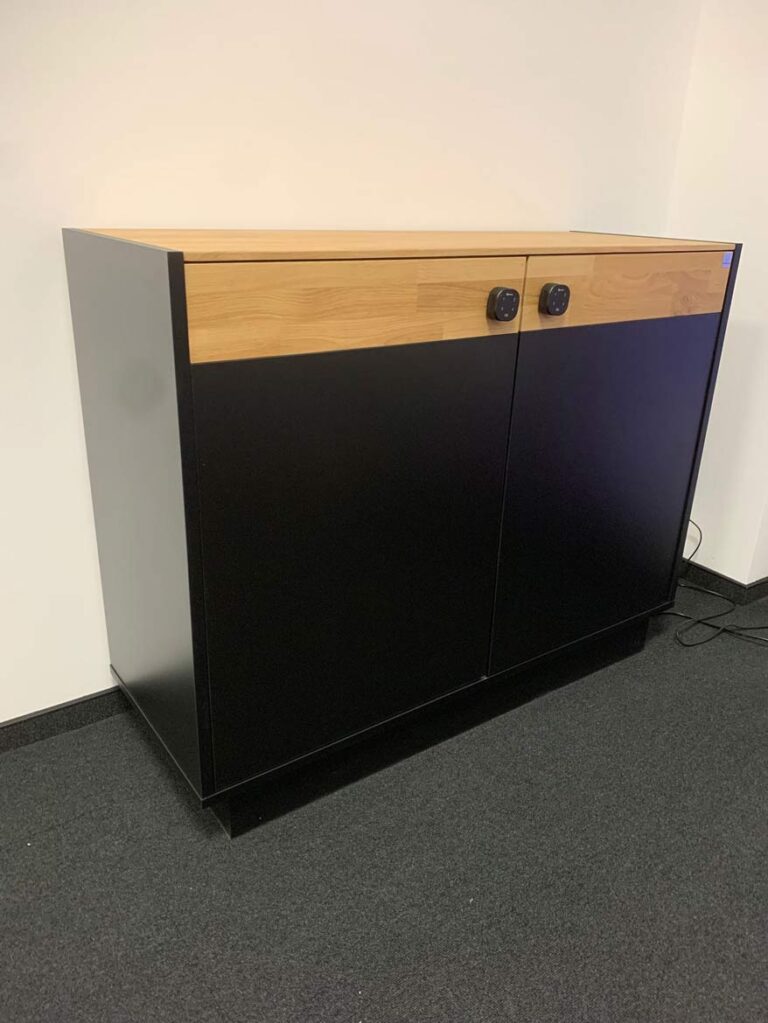 two-door dresser for the company