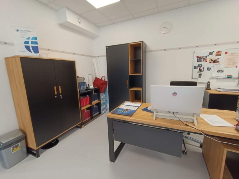 Furniture for the office of the university UMSC of Lublin