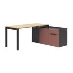 Corner desk for woman for large office, corporate work, open space