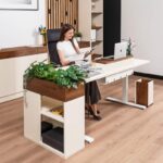 adjustable desk for office work