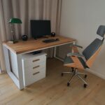 White bedroom desk for Krakow