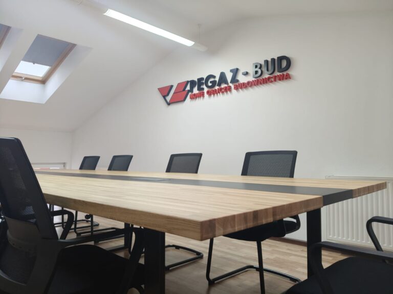 Conference table for a development company from Lublin - Pegazbud