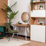 toaletka z naturalnego drewna