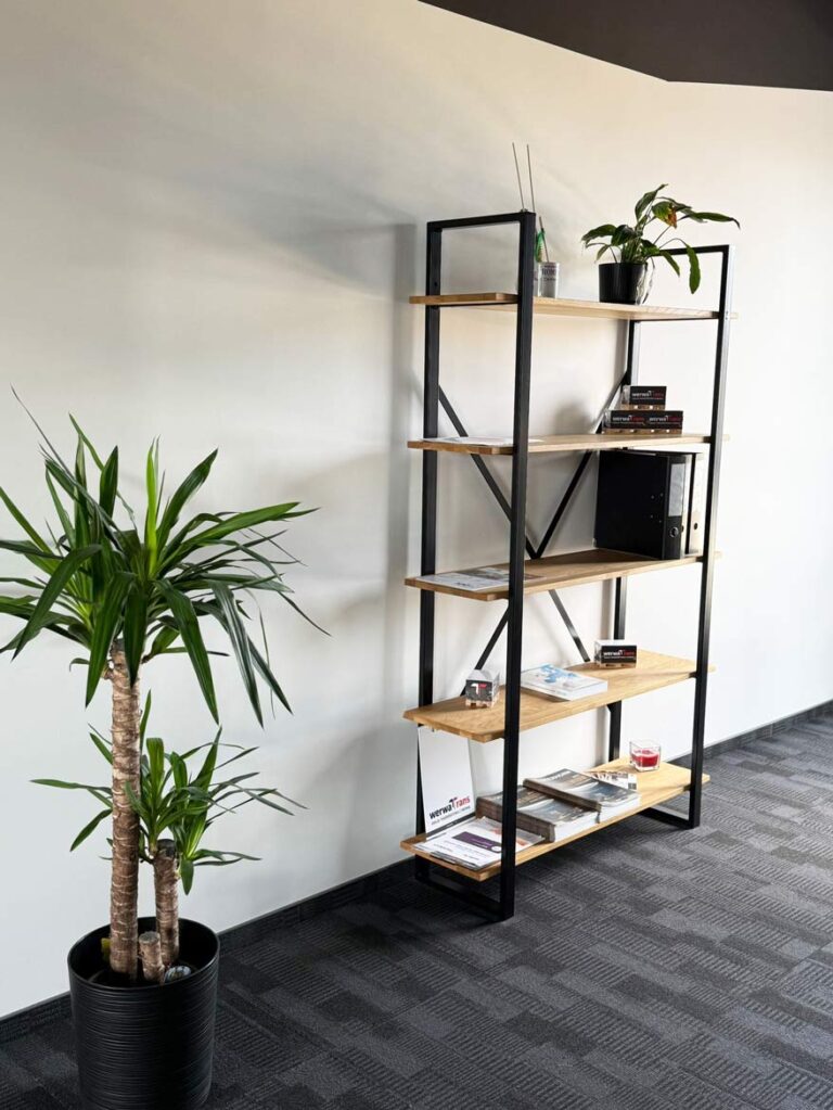 Office bookcase with five shelves for Mr. Michał from Poznań
