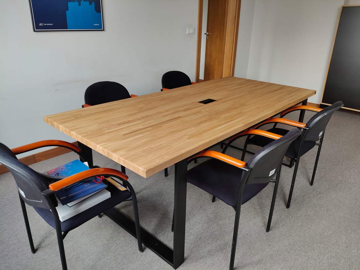 Conference table for WARS S.A. company from Warsaw