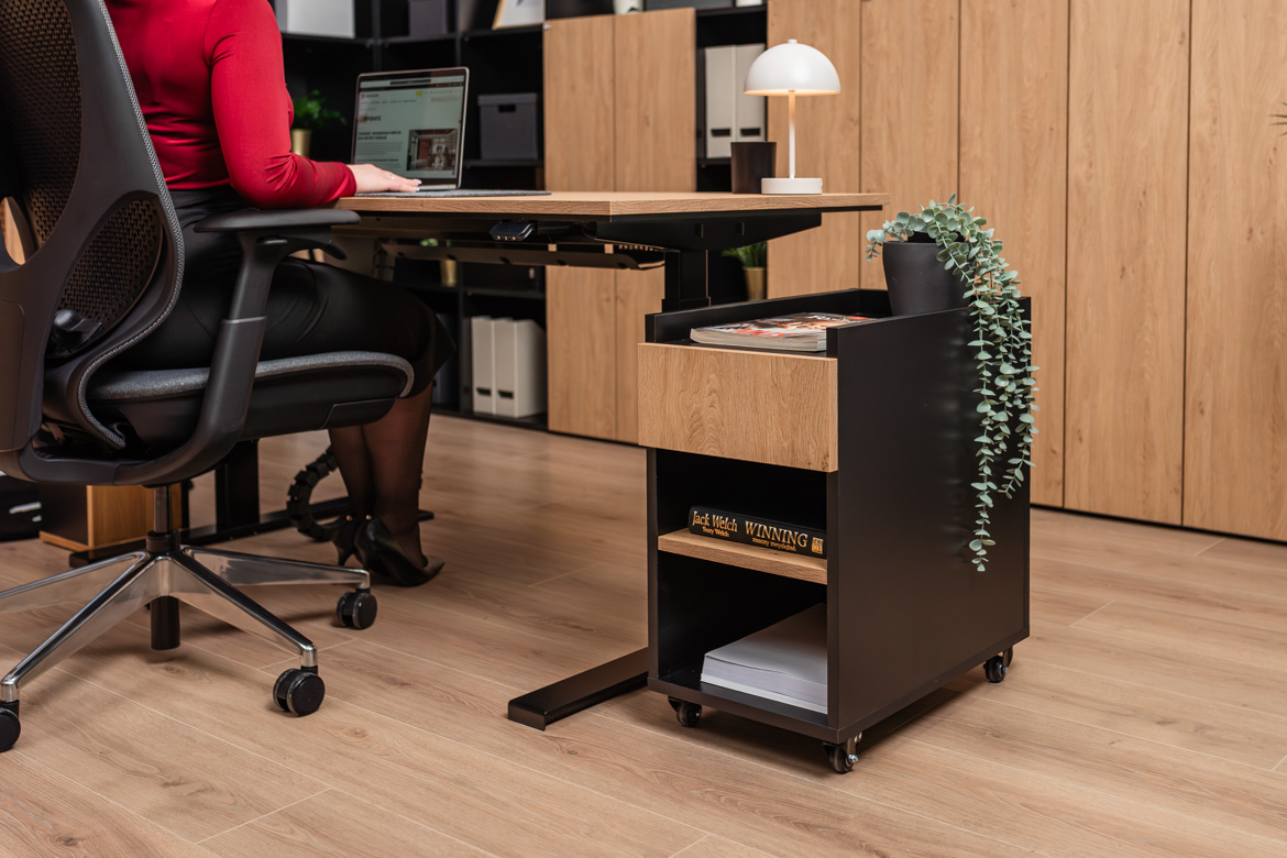 narrow-counter-desk-with-regulation narrow adjustable desk pedestal
