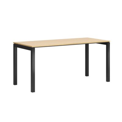 sturdy work desk with metal construction