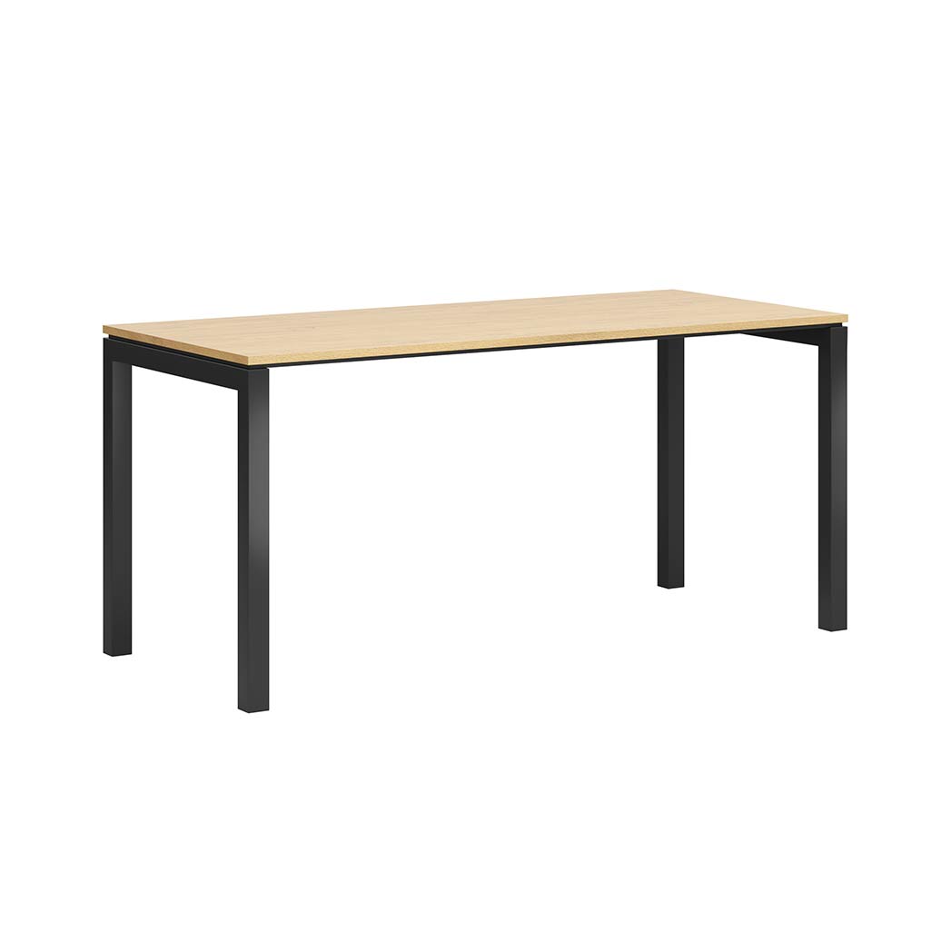 sturdy work desk with metal construction