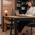 durable imitation wood desk scratch resistant