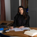 White corner desk for Ms Marta - legal advisor from Olawa near Wroclaw