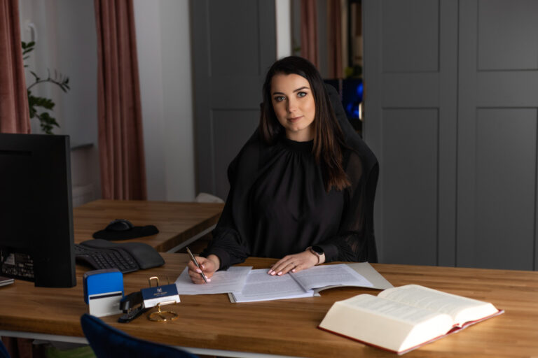 White corner desk for Ms Marta - legal advisor from Olawa near Wroclaw